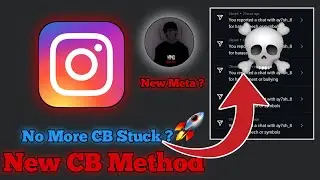 New CB Method | No More CB Stuck ? | How To Remove Fake Acc From Instagram #viral #instagram #king 