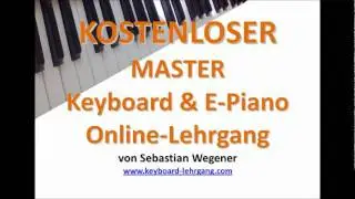 BARCAROLE - JACQUES OFFENBACH - kostenloser Keyboard & Piano Online-Kurs