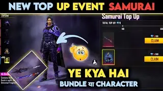 New Top Up Event Free Fire ! Samurai Top Up ! Top Up New Character & Katana Review - Free Fire Max