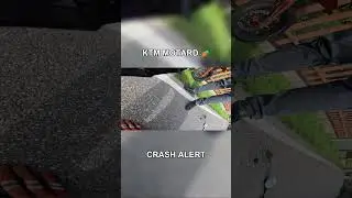 KTM CRASH ! - KTM EXC 300 MOTARD 🥕