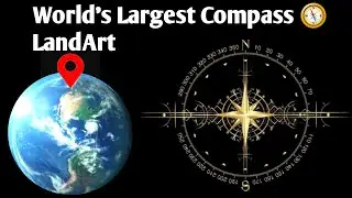World's Largest Compass Land Art In California