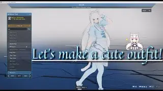 [PSO2:NGS] Making a nekopara vol.4 vanilla maid outfit in the ngs character creator!