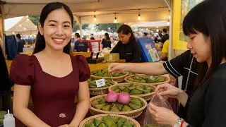 Best Street Food Cambodian! Really Delicious Khmer Cake/Chaktomuk Walk Street Phnom Penh 2025