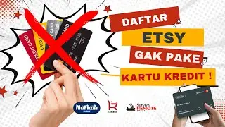 Cara Daftar Etsy Tanpa Kartu Kredit! Solusi Praktis dengan KomCard #kerjaremote #etsyseller #etsy