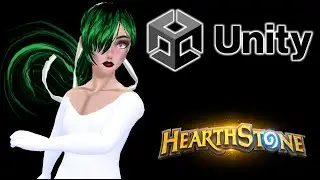 Vtuber Special Effects with Unity! Then playing Hearthstone (subscribe=spawn pet)