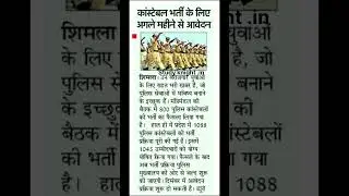 HP Police Bharti 2025 | New Recruitment Notification | Eligibility, Syllabus & Vacancy Details