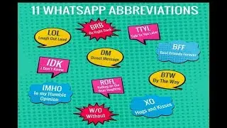 Most Common Chat Abbreviations - Text Messages - Text abbreviations - Texting Symbols