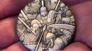 New Coin, New Series, Roman Legion Silver 2 oz Hi Relief Rimless Coin