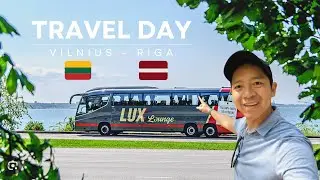 FIRST CLASS BUS RIDE to RIGA, LATVIA | Exploring SIGULDA, LATVIA | Ryan Pelle