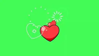 Top Heart On Green Screen II Love Green screen effects II no copyright  2019 II