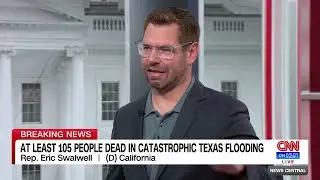 Eric Swalwell on CNN News Central - Trump Pushes Reciprocal Tariffs Deadline + Texas Floods