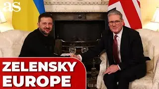 Ukraine's ZELENSKY and EUROPEAN LEADERS arrive for LONDON SUMMIT