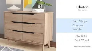 Wooden Conceal Handle for wardrobe and drawers | Handless furniture idea #interirordesign #interior