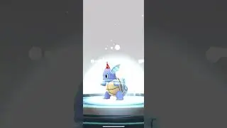 [Pokemon GO] Full Evolution Line of Party Hat Squirtle into Party Hat Blastoise! #blastoise