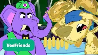 Dip in the Applesauce Pool+ More | VeeFriends 🐈&zwj;⬛ | Cartoon Video Compilation