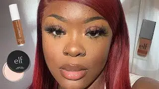 Full Face Testing New E.L.F Makeup | Drugstore Makeup | FT QUEEN BEAUTY HAIR