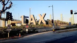 Walking to LAX from hotel