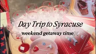 🚗Syracuse Vlog/. Join me on a little weekend getaway from Cornell University🛒💨