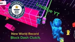 New Clutch World Record 🌍 #stumbleguys #blockdash #clutch #worldrecord