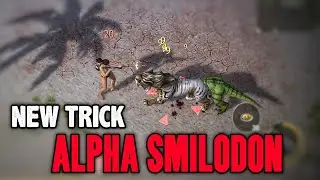 New Trick To kill Alpha Smilodon Easily | Jurassic Survival