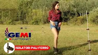 Recinzione Elettrica - Isolatori per pali in ferro - filo per recinto elettrico e Elettrificatore