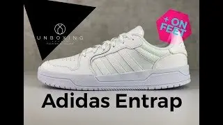 Adidas Entrap &lsquo;White/Cold White&rsquo; | UNBOXING & ON FEET | fashion shoes | 2020
