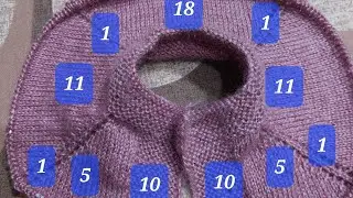   पार्ट  1  # 3 महीने  से 1 साल के बच्चे का गले से शुरू होने वाला कारडिगन  बनाना सिखे