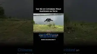 3D Printed All Terrain Chinese Robot That Walks, Swims & Flies! Land, Water & Air #morph #trending