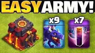 Easy TH10 DragBat Attack Strategy Explained (Clash of Clans)
