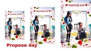 #proposeday#edit#pritamoyedz Trending Editing in INSTAGRAM viral propose day photo editing inpicsArt