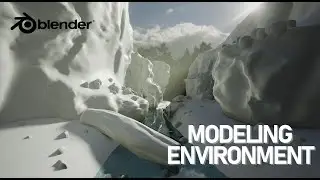 Cliff and river Blender tutorial