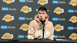 Jake LaRavia Talks Lakers Loss To Bucks, LeBron James&rsquo; Energy