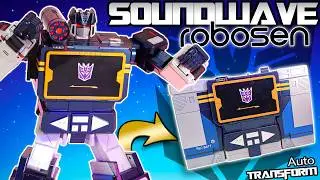 TRANSFORMERS SOUNDWAVE de ROBOSEN 🔥 Il se TRANSFORME TOUT SEUL ! 🔥 Decepticon G1 Flagship