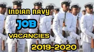 Indian Navy job vacancies 2019-2020