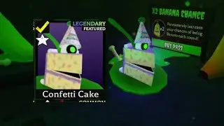 Confetti Cake skin 🎂🎊 | Banana Eats gameplay