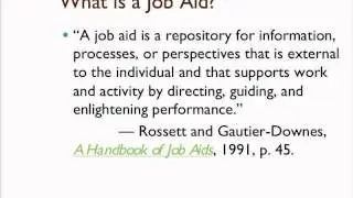 Tools for Trainers: Clinical Research Job-Aids and Checklists Trailer