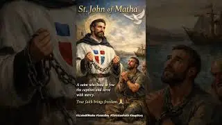 St. John of Matha freed captives with faith and mercy. A saint of freedom and love. #StJohnOfMatha