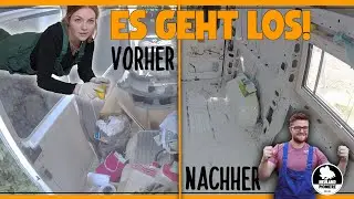 Ausr&auml;umen, Putzen, Rostentfernung, Grundierung┃Fiat Ducato L2H2 Start Van Ausbau┃Elvis #4