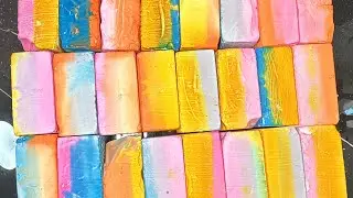 Two Tone | Pastel Color Chalk ! Oddly Satisfying