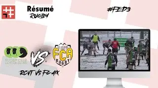 #Rugby R&eacute;sum&eacute; RCVT La Tour du pin / FC Aix les bains #Fed3 S22-23 #Deblayage