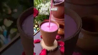 Rose Lassi🌹🥛.Perfect way to satisfy your rosy #easyrecipes #goodfood #shorts