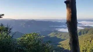 After the sunrise hike to top of waterrock knob