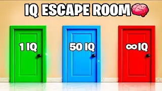 ULTIMATE IQ ESCAPE ROOM Fortnite Tutorial😎