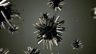 3d Motion Graphics  virus BG , BG Animation, Motion Background , Relaxing Music,