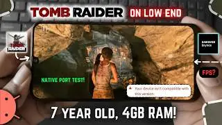 Тест Tomb Raider Mobile на очень слабых Android-устройствах! &ndash; Запускается ли игра?