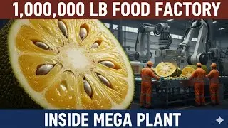 1,000,000 LB Jackfruit Factory | Inside the Mega Plant &ndash; Full Process