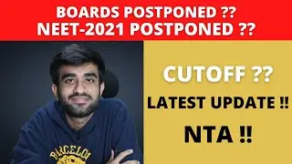 Boards postponed ?NEET 2021 postponed ? JEE Mains 2021 ? Latest news | NTA Director | Syllabus