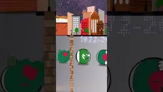 india-bangladesh-pakistan relations #countryballs #india #bangladesh #pakistan #relationship