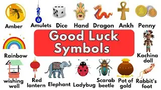 Good Luck Symbols | Symbols of Luck from Around the World | English Vocabulary Lesson
