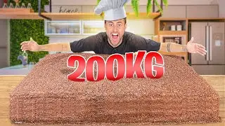 Fiz O Maior Bolo De Cenoura DO MUNDO!!